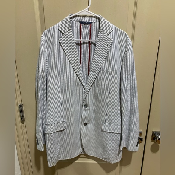 Brooks Brothers 1818 100% Cotton Seasucker Blazer 42L - Picture 6 of 6